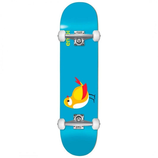 Enjoi Tweet Tweet Resin Blue Complete Skateboard 7.75" (Soft Wheels)