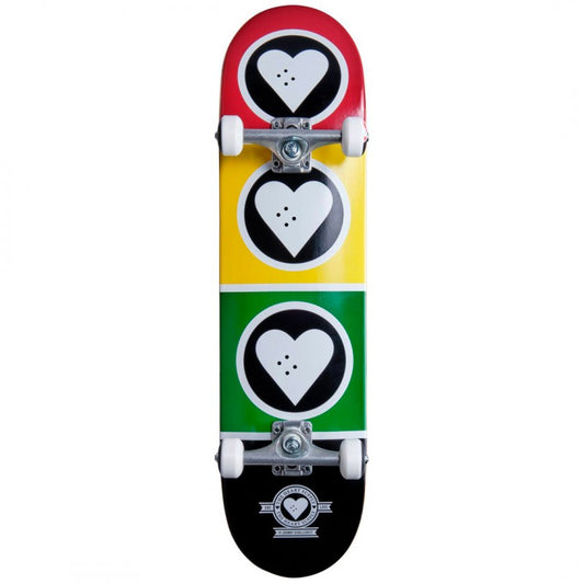 Heart Supply Squad Rasta Complete Skateboard 8.0"