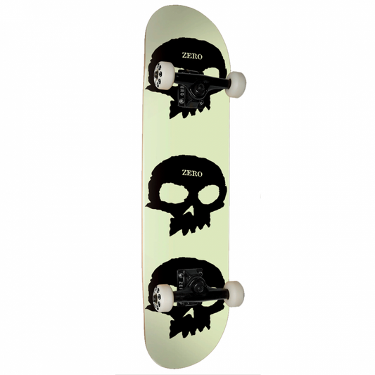 Zero 3 Skull GITD Complete Skateboard - 8.0''