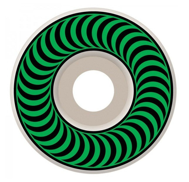 Spitfire Classic White/Green Wheels 52mm 99a