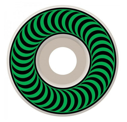 Spitfire Classic White/Green Wheels 52mm 99a