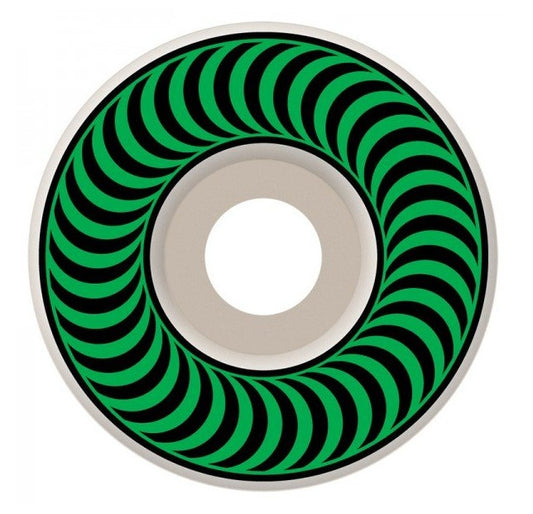 Spitfire Classic White/Green Wheels 52mm 99a