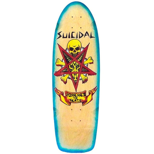 Suicidal Possessed to Skate 70s Classic Natural Skateboard Deck 9.0"