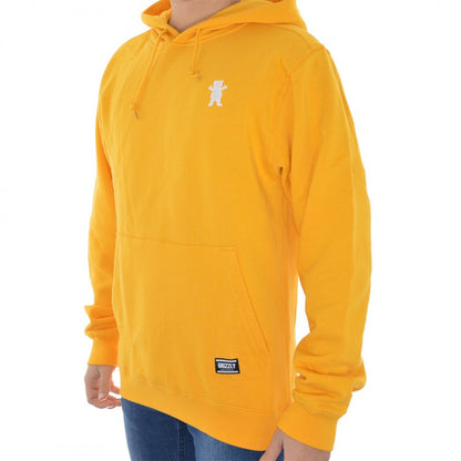 Sweat Hoodie Grizzly Embroidered Yellow