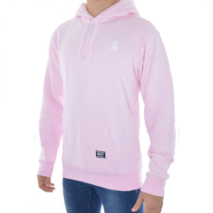 Sweat Hoodie Grizzly Embroidered Pink