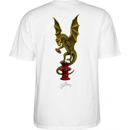 T-Shirt Powell Peralta Andy Anderson Vajra - White