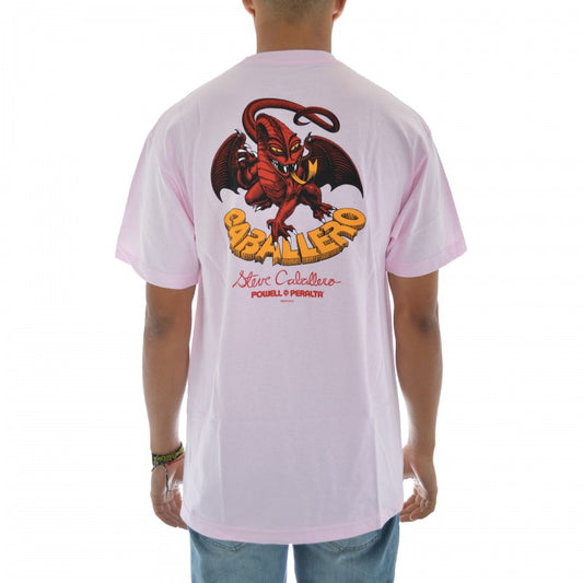 T-Shirt Powell Peralta Caballero Dragon II Light Pink