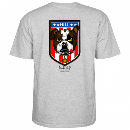 Powell Peralta Frankie Hill Bulldog T-Shirt - Athletic Heather