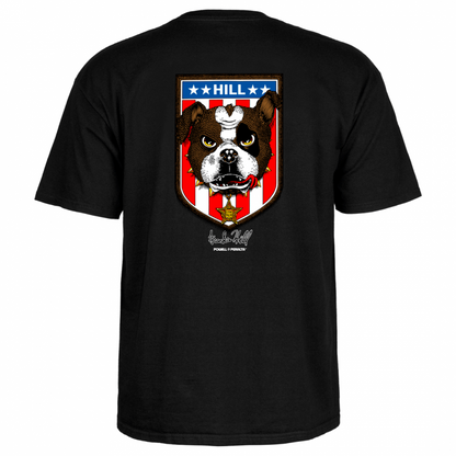 T-Shirt Powell Peralta Frankie Hill Bulldog - Black