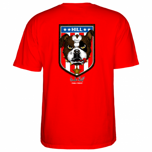 T-Shirt Powell Peralta Frankie Hill Bulldog - Red