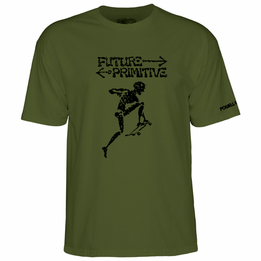 Powell Peralta Future Primitive T-Shirt - Military Green