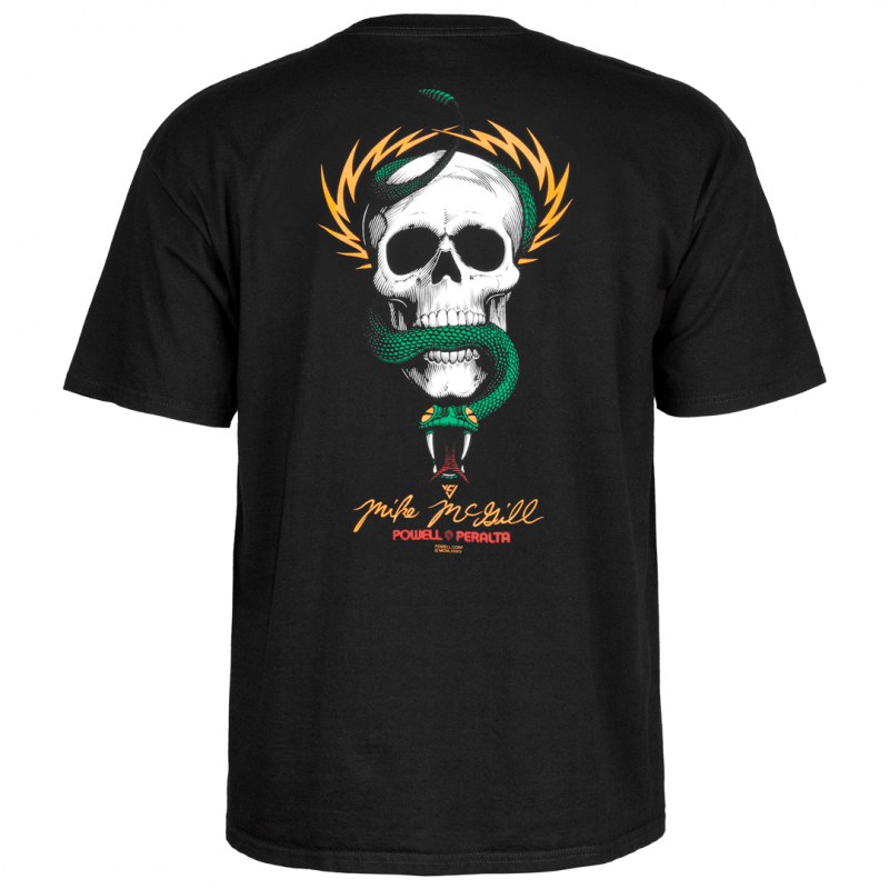 T-Shirt Powell Peralta Mike McGill Skull & Snake - Black