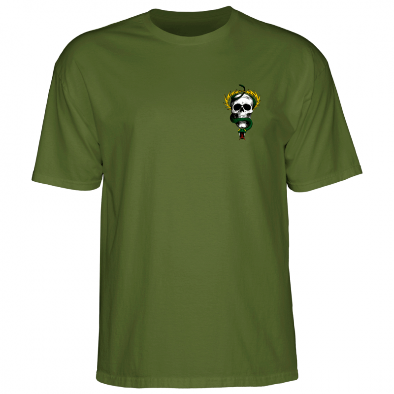 Powell Peralta Mike McGill Skull & Snake T-Shirt - Military Green