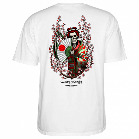 T-Shirt Powell Peralta Sakura Yosozumi Samurai - White