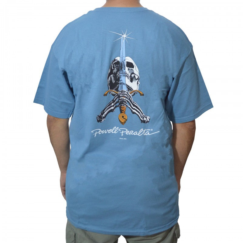 T-Shirt Powell Peralta Skull & Sword Slate Blue