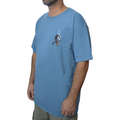 T-Shirt Powell Peralta Skull & Sword Slate Blue