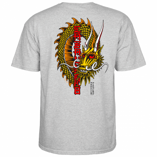 Powell Peralta Steve Caballero Ban This Dragon T-Shirt - Athletic Heather