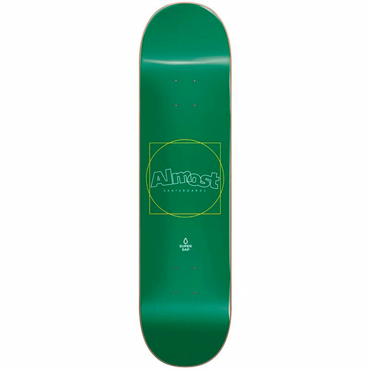 Almost Greener Green Super Sap Skateboard Deck 8.25"
