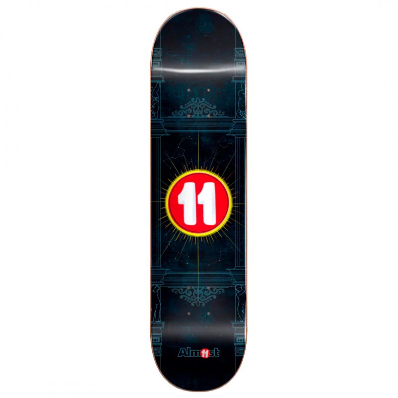 Almost Gronze Collection Logo Black R7 Skateboard Deck 8.125"