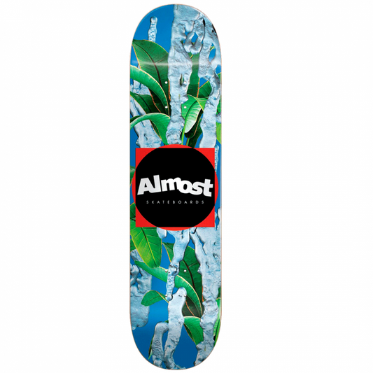 Almost Metal White Hybrid Skateboard Deck 8.375"