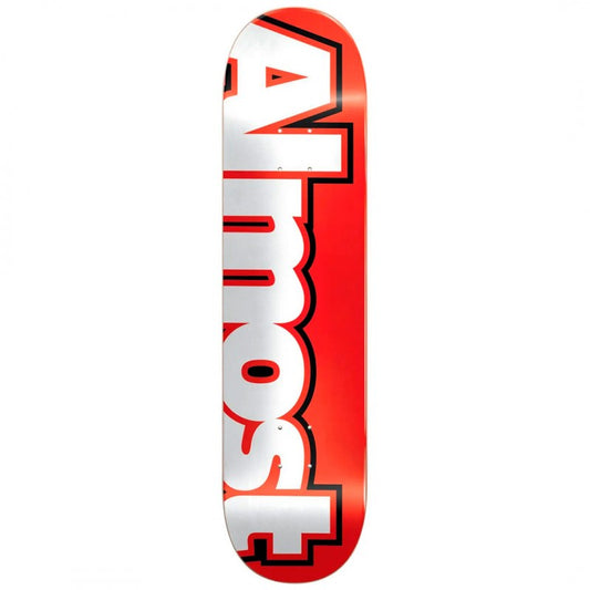 Almost Outliner Red Hybrid Skateboard Deck 8.5"