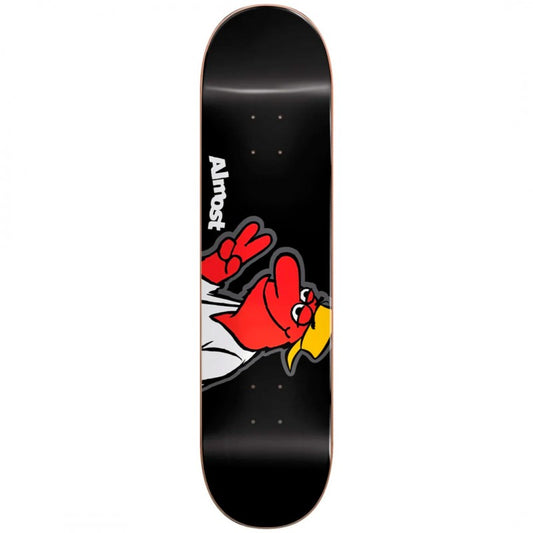 Almost Red Head Black Hybrid Skateboard Deck 8.125"