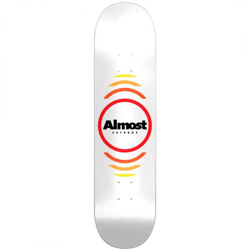 Tábua de Skate Almost Reflex White 7.75"