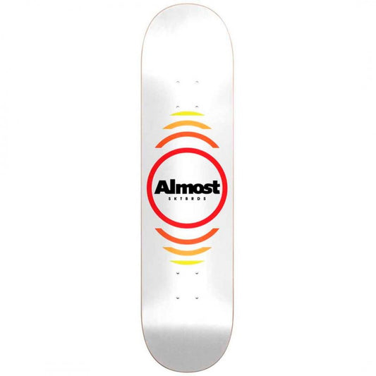 Almost Reflex White Skateboard Deck 7.75"