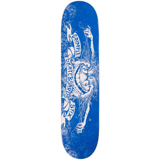 Anti-Hero Grimple Stix Blue Skateboard Deck 8.06"