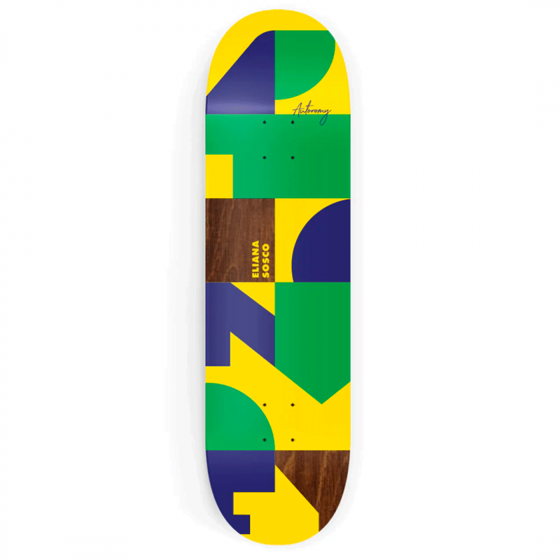 Autonomy Eliana Sosco IX Olympiad Series Brazil Skateboard Deck 8.25"