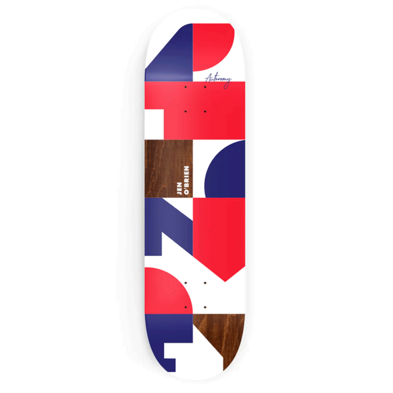 Autonomy Jen O'Brien Olympiad Series USA Skateboard Deck 8.0"