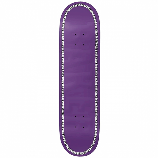 Baker Andrew Reynolds Edge Purple Embossed Skateboard Deck 8.475"
