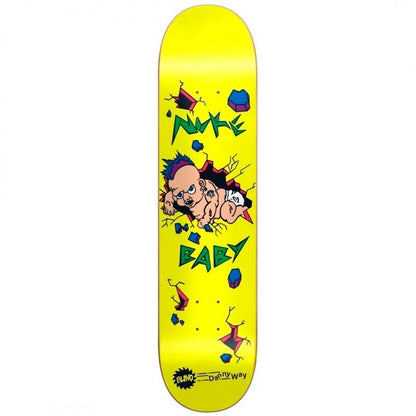 Blind Danny Way Nuke Baby Yellow Skateboard Deck 8.375"