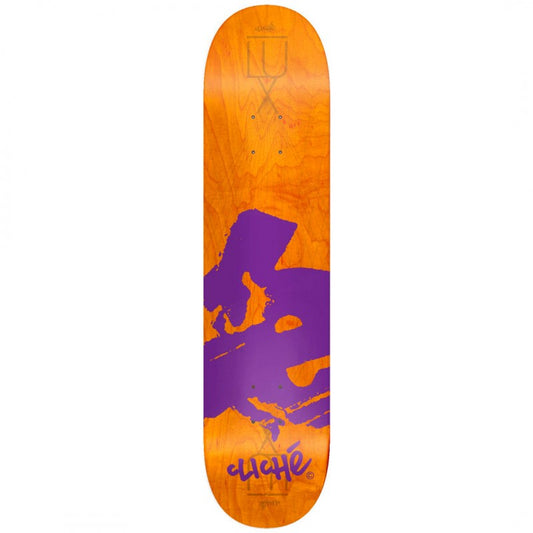 Cliché Europe Orange Skateboard Deck 8.0"