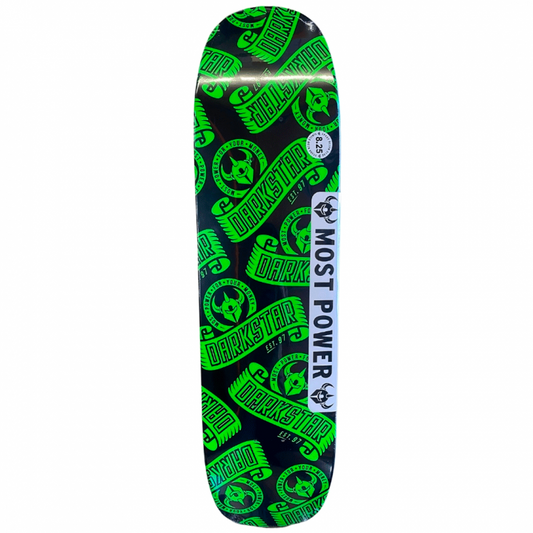 Darkstar Arc Green (Shaped) Skateboard Deck 8.25"