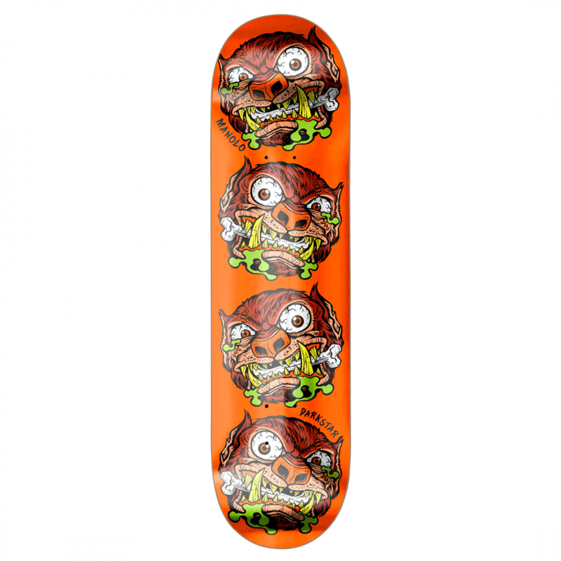 Darkstar Manolo Robles Madballs Chrome R7 Skateboard Deck 8.0"