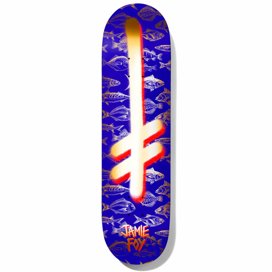 Deathwish Jamie Foy Gang Logo Fishes Skateboard Deck 8.0"