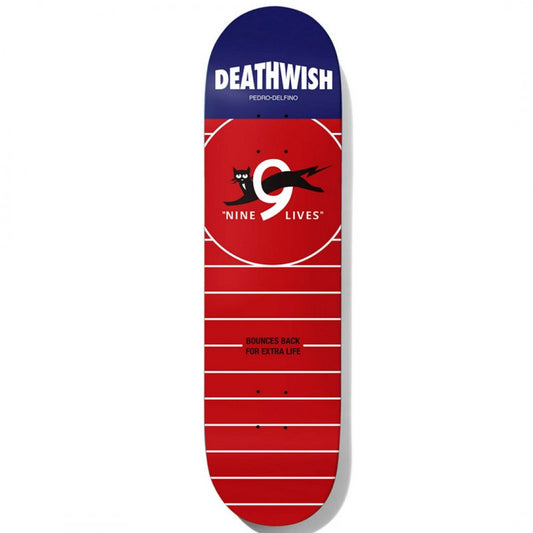 Deathwish Pedro Delfino Nine Lives Skateboard Deck 8.5"