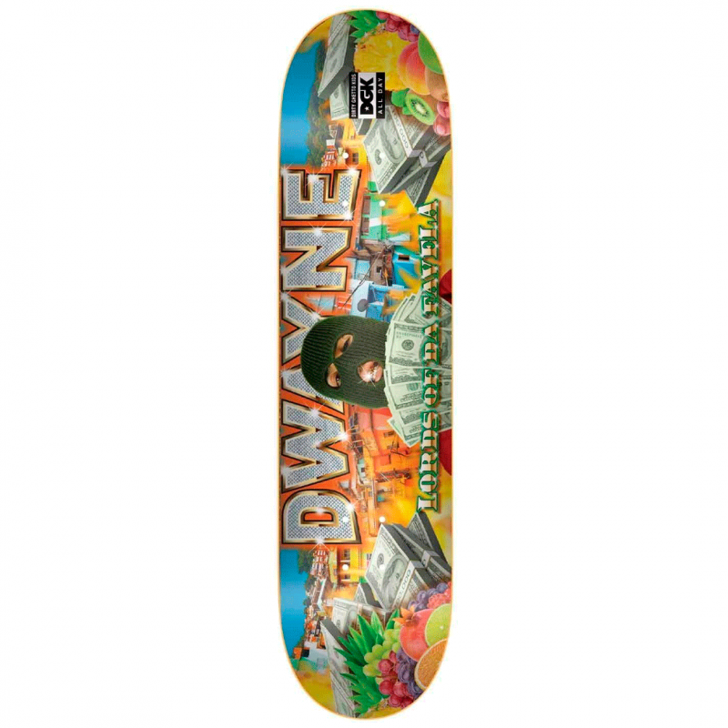 DGK Dwayne Fagundes Ghetto Fab Skateboard Deck 8.06"