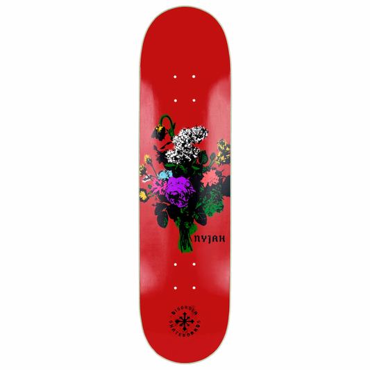 Tábua de Skate Disorder Nyjah Huston Floral Stencil 8.0"