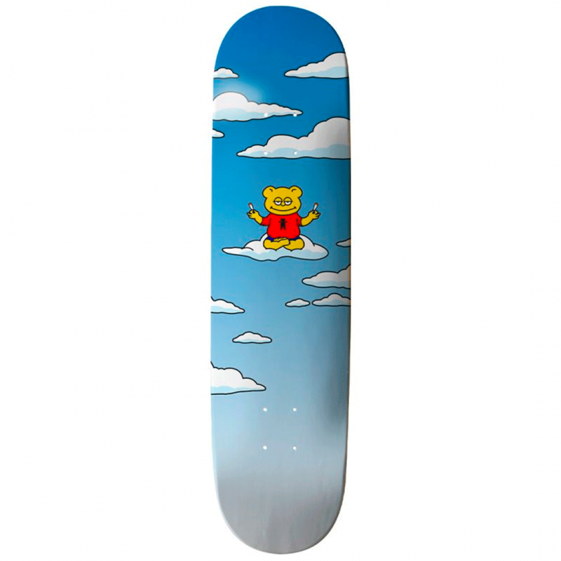 Grizzly Peace Bear Skateboard Deck 8.25"