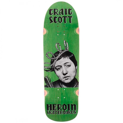 Heroin Craig Questions Scott Joan Skateboard Deck 9.5"