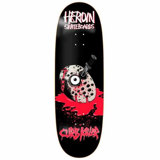 Heroin Curb Killer 6 Symmetrical Egg Skateboard Deck 10.0"