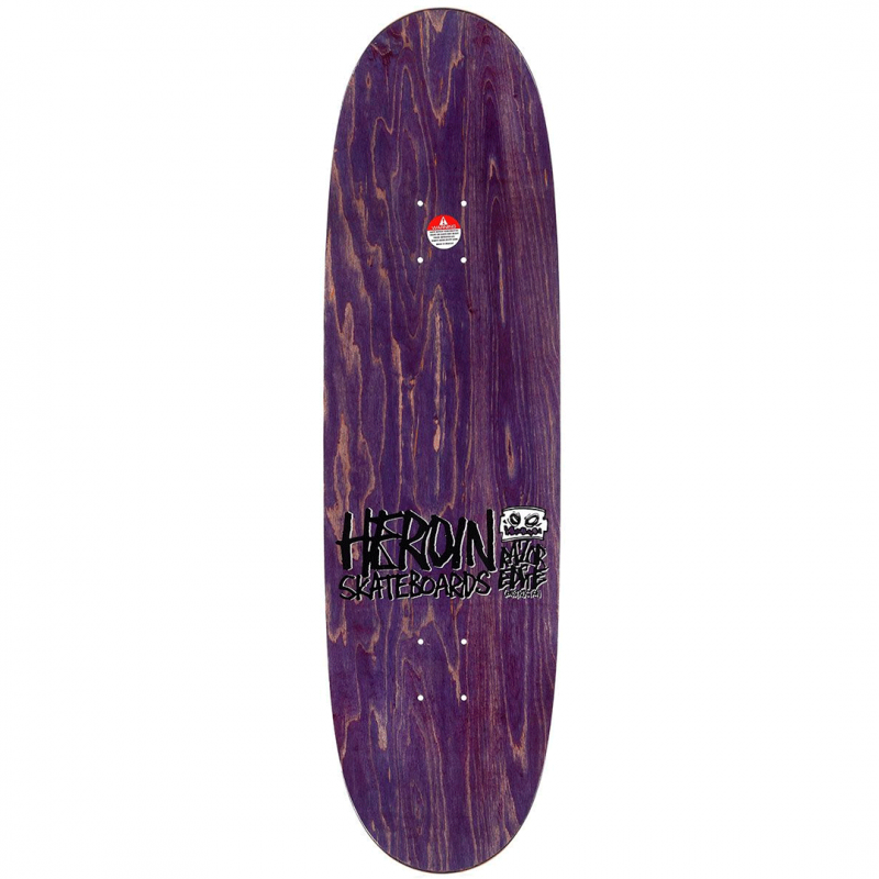 Heroin Fried Egg 3 Skateboard Deck 8.9"