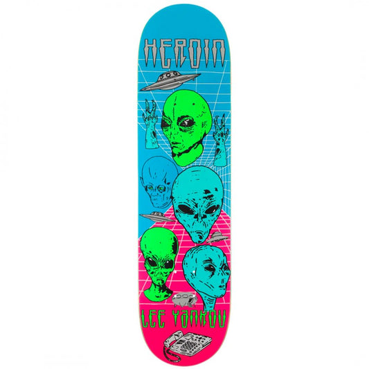 Heroin Lee Yankou Video City Skateboard Deck 8.25"