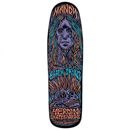 Heroin Mandy x Tom Newell Skateboard Deck 9.25"