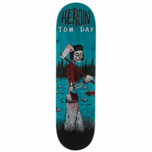 Heroin Tom Day Woodsman Skateboard Deck 8.75"