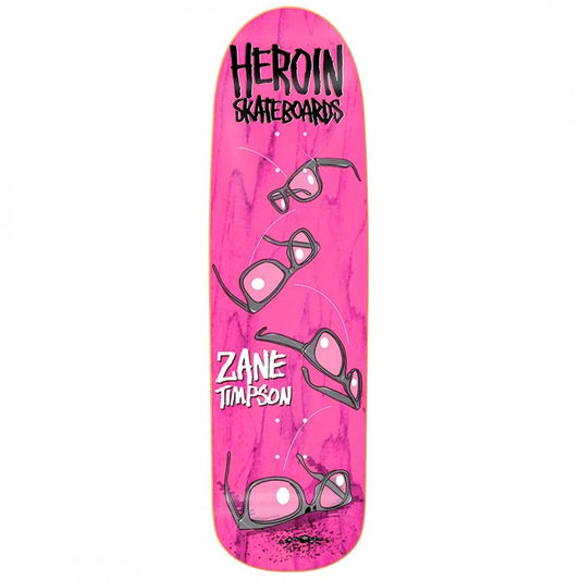 Heroin Zane Timpson Glasses Skateboard Deck 9.0"