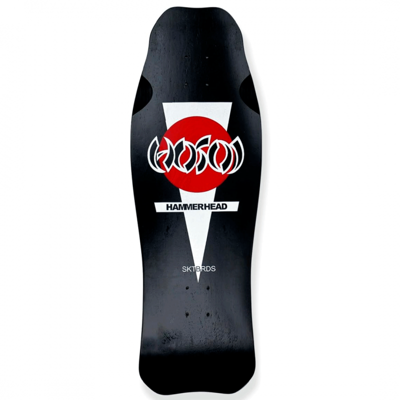 Hosoi O.G. Hammerhead Double Take Black Skateboard Deck 10.5"