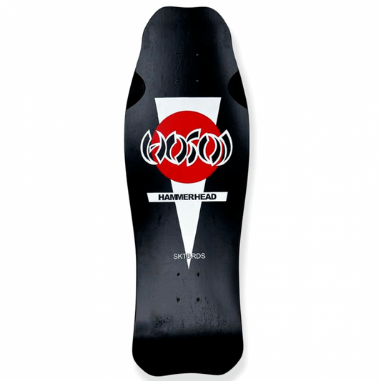 Hosoi O.G. Hammerhead Double Take Black Skateboard Deck 10.5"